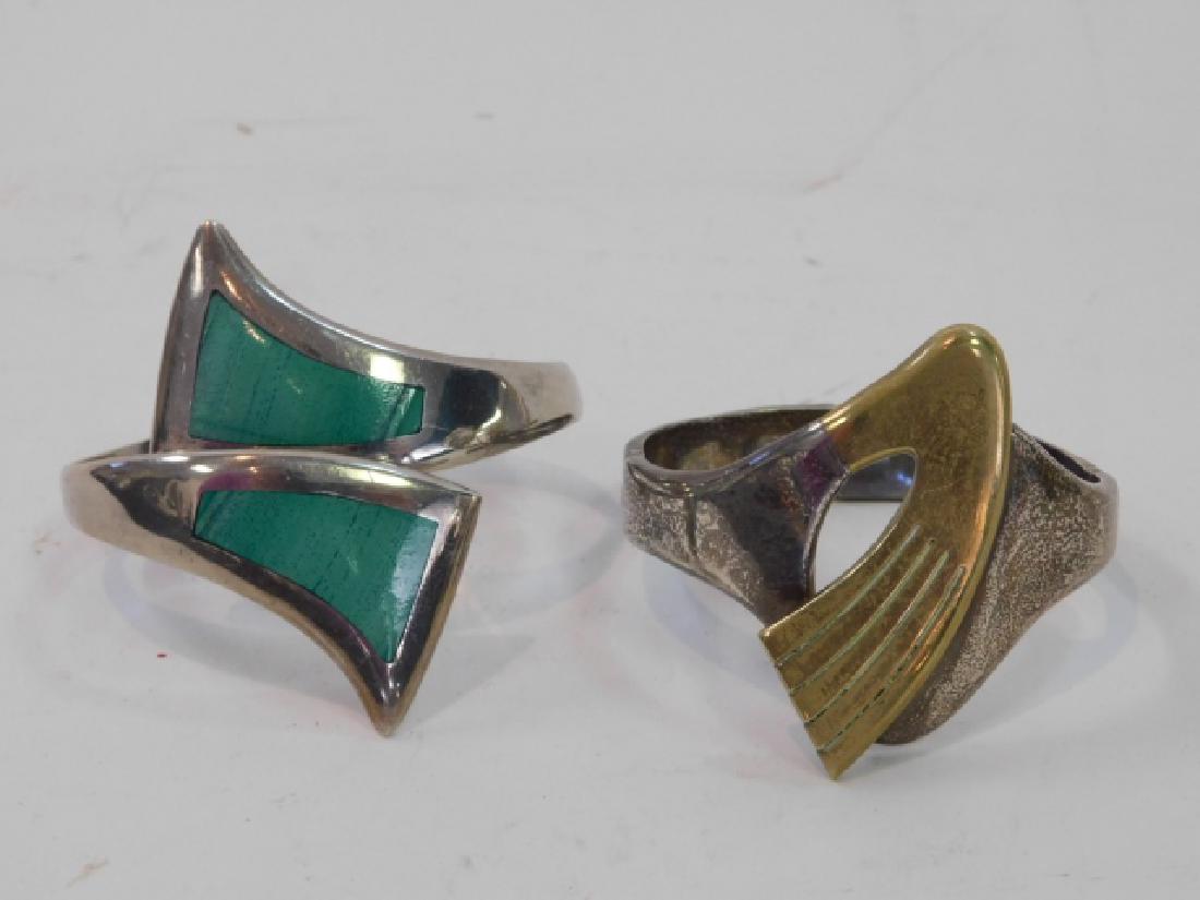 TWO STERLING SILVER BRACELETS (1 of 2)