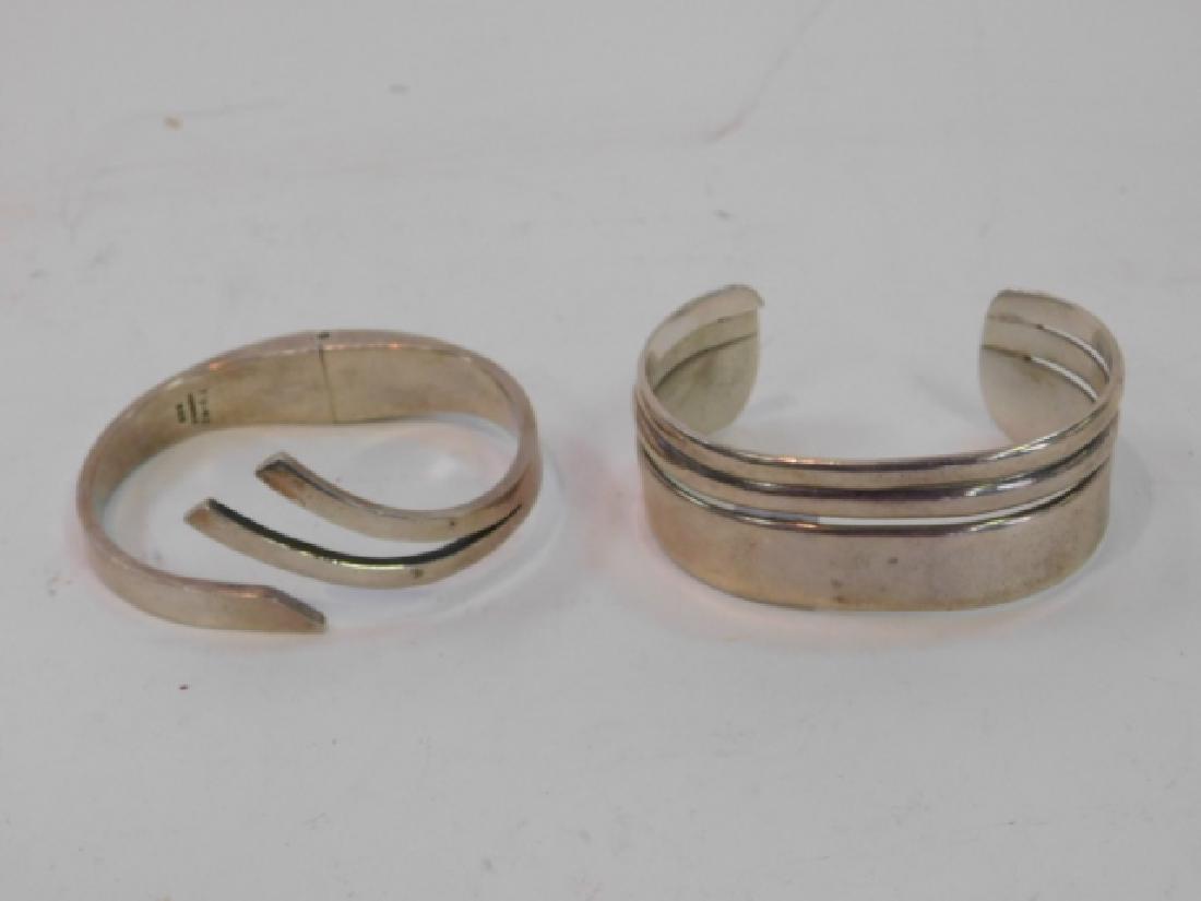 TWO STERLING SILVER BRACELETS (1 of 2)