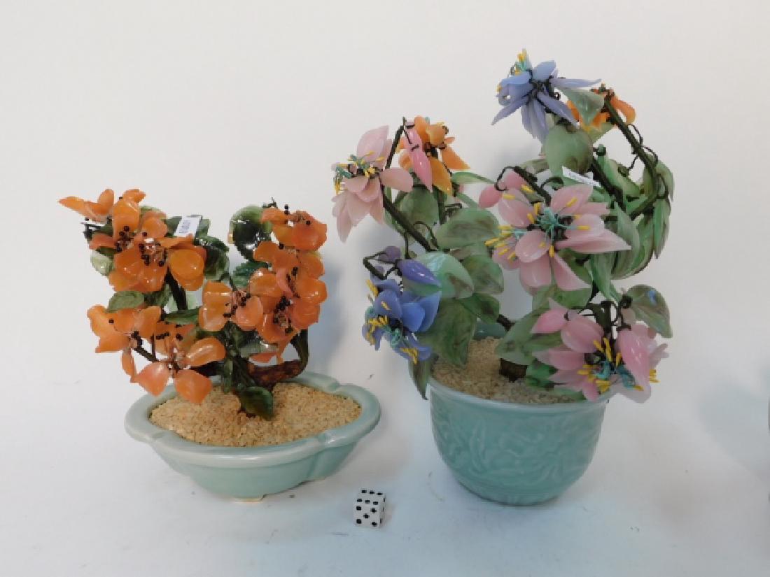 JADE FLOWER ARRANGEMENTS IN CELEDON POTS (1 of 3)