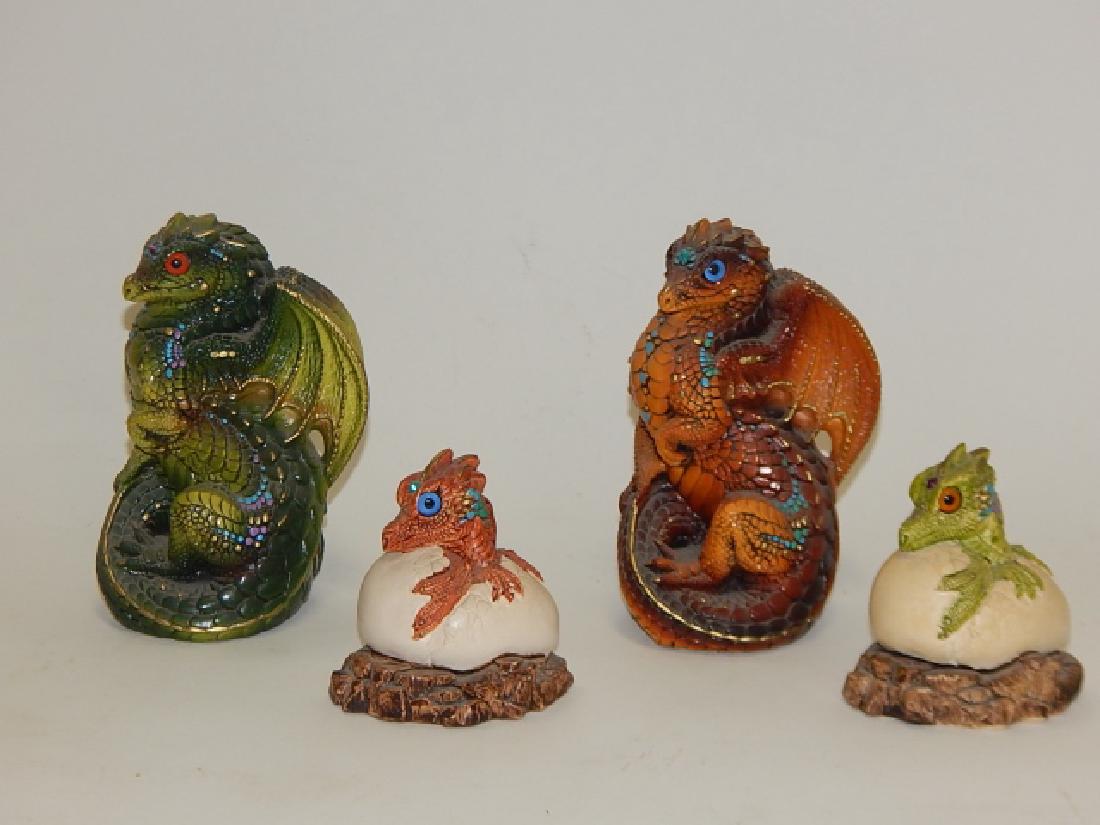 4 PIECE WINDSTONE EDITION DRAGONS (1 of 8)