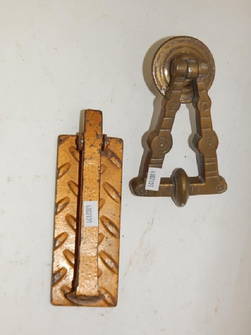 TWO DOOR KNOCKERS: DECORATIVE