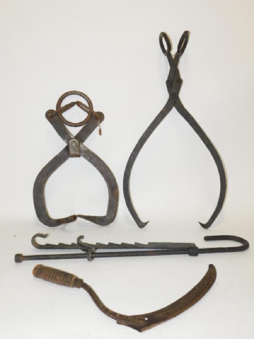 LOT OF CAST IRON TOOLS (1 of 3)