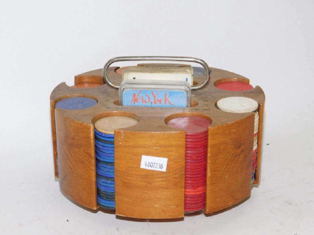 POKER CHIP SET AND CADDY (1 of 3)