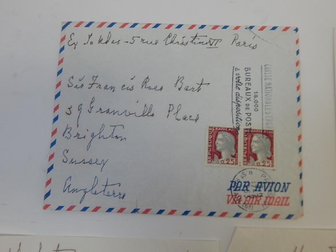 ALICE B. TOKLAS SIGNED LETTER: (April 30, 1877 â€“ March 7, 1967) was an American-born member of the Parisian avant-garde of the early 20th century, and the life partner of American writer Gertrude Stein.