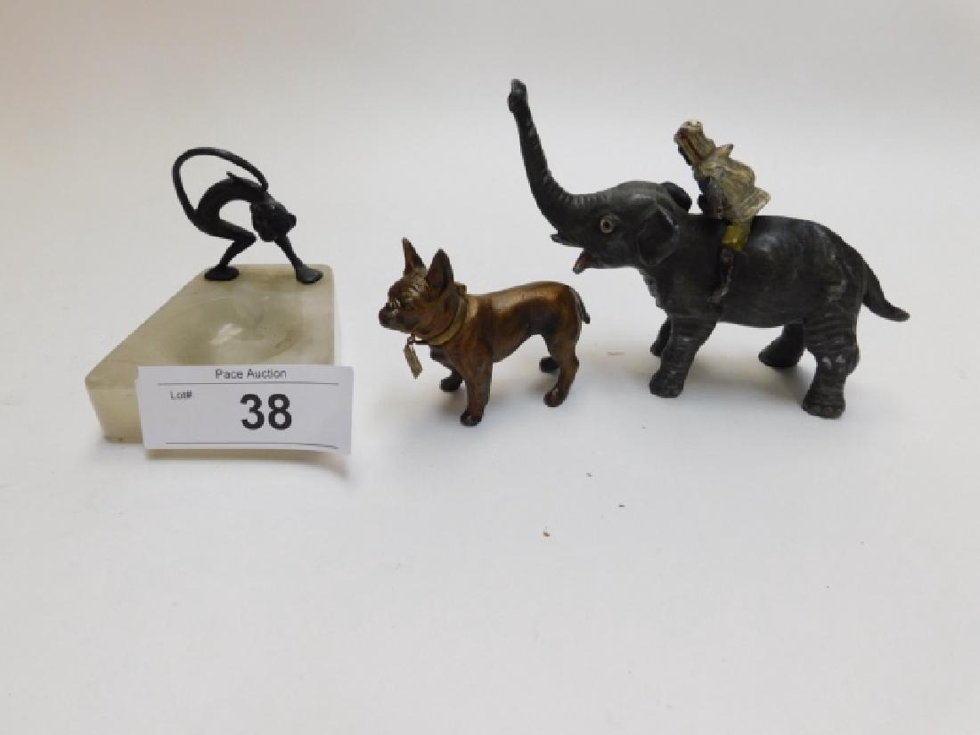 BULLDOG LIGHTER, MONKEY ASH TRAY, AND OTHER (1 of 3)