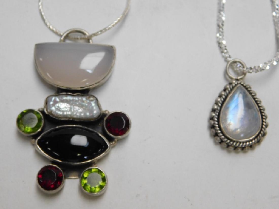 TWO PENDANTS ON CHAINS (1 of 3)