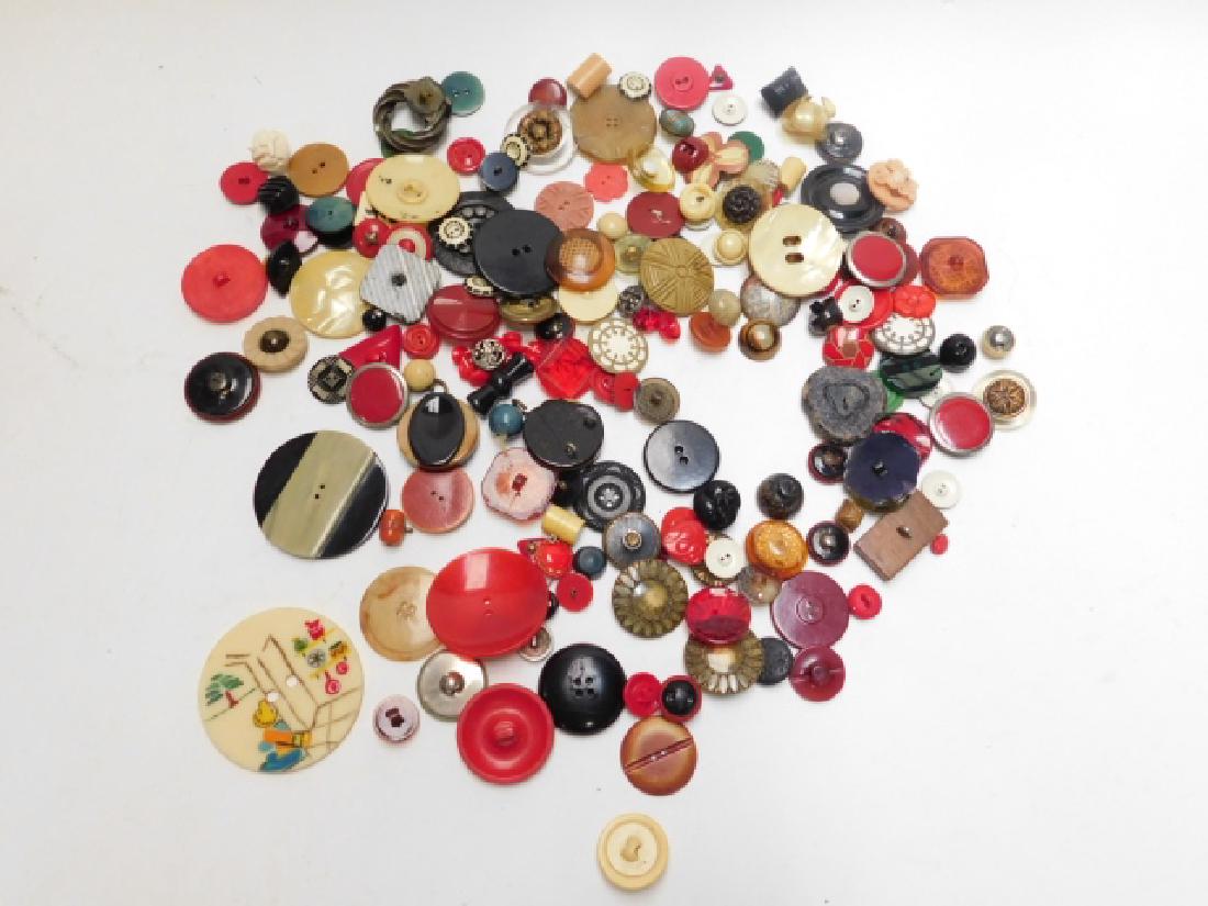 BUTTON COLLECTION: DIFFERENT SIZES, SHAPES, AND COLORS