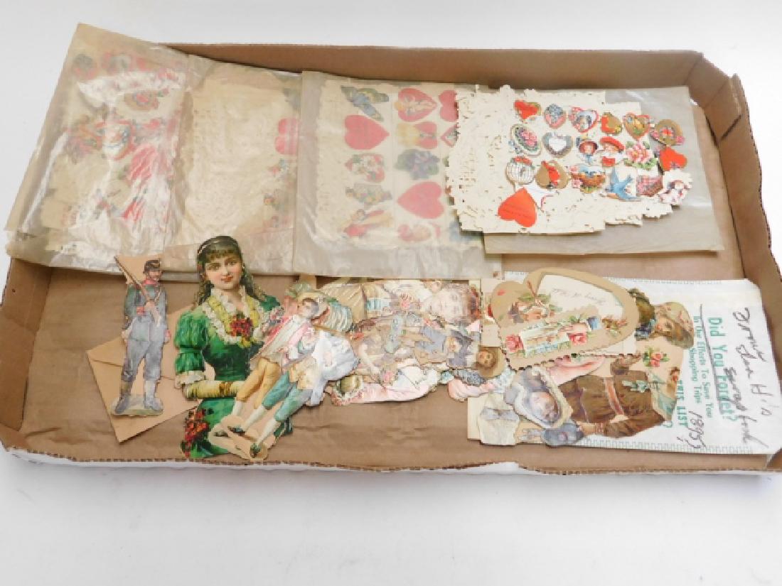 COLLECTION OF VICTORIAN CUT OUTS AND MORE (1 of 3)