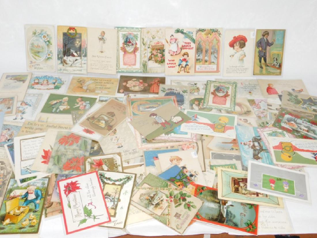 LARGE LOT OF ASSORTED POSTCARDS (1 of 7)