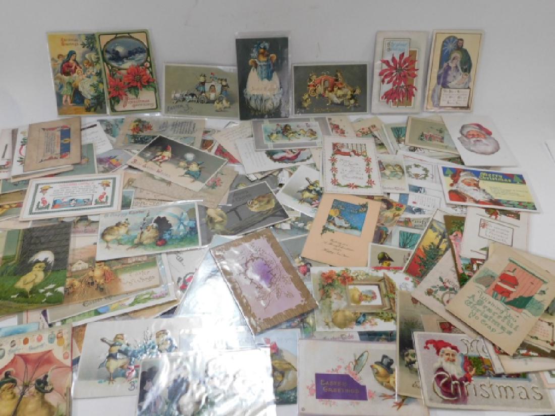 LARGE LOT OF HOLIDAY POSTCARDS (1 of 6)