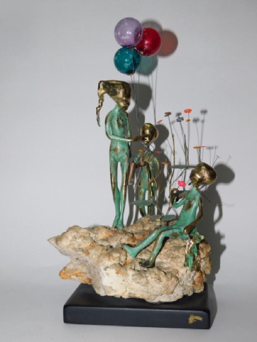 MALCOLM MORAN BRONZE STATUE (1 of 6)