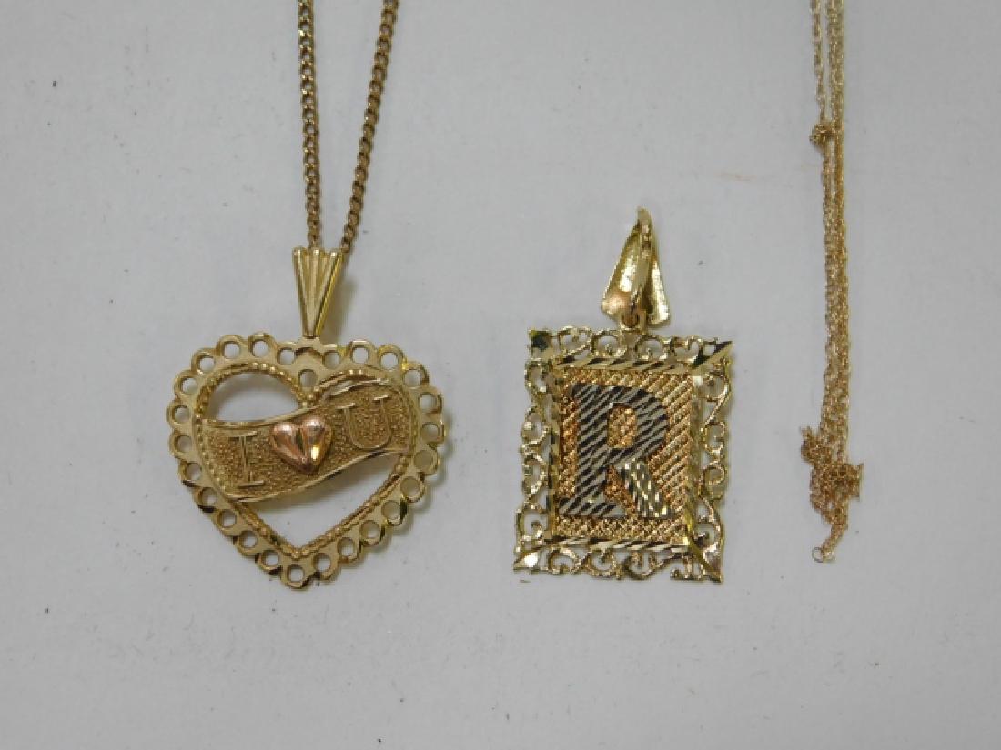 14K PENDANTS AND CHAINS (1 of 6)