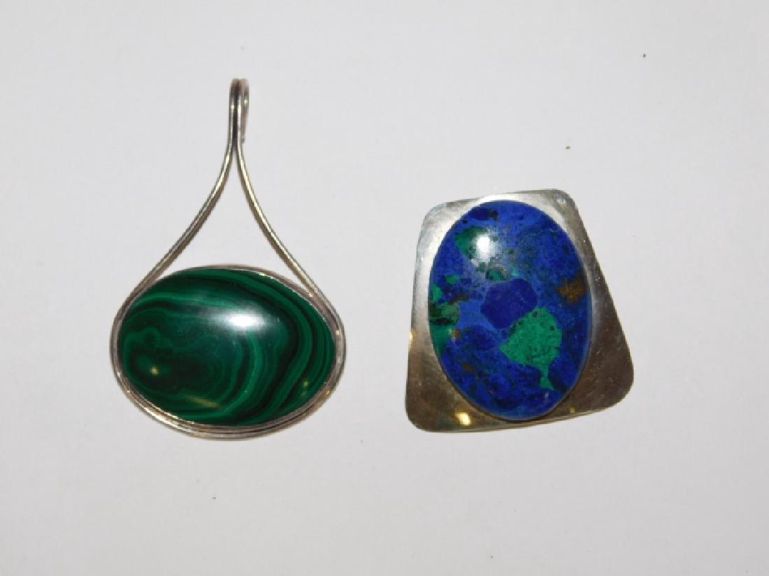 TWO STERLING SILVER PENDANTS (1 of 1)