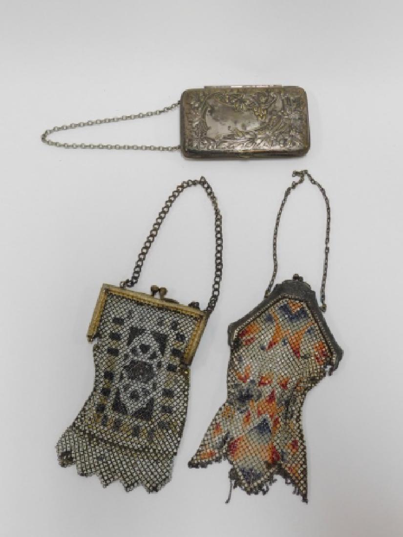 COMPACT WITH VICTORIAN METAL MESH PURSES (1 of 6)