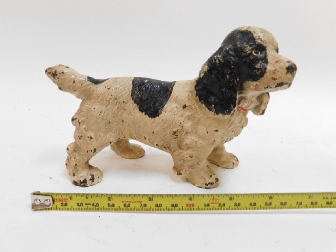 CAST IRON DOG DOOR STOP: SEE PHOTO FOR MEASUREMENT