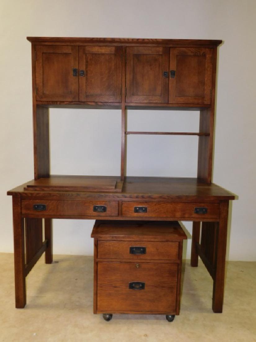 STICKLEY DESK AND FILING CABINET (1 of 2)