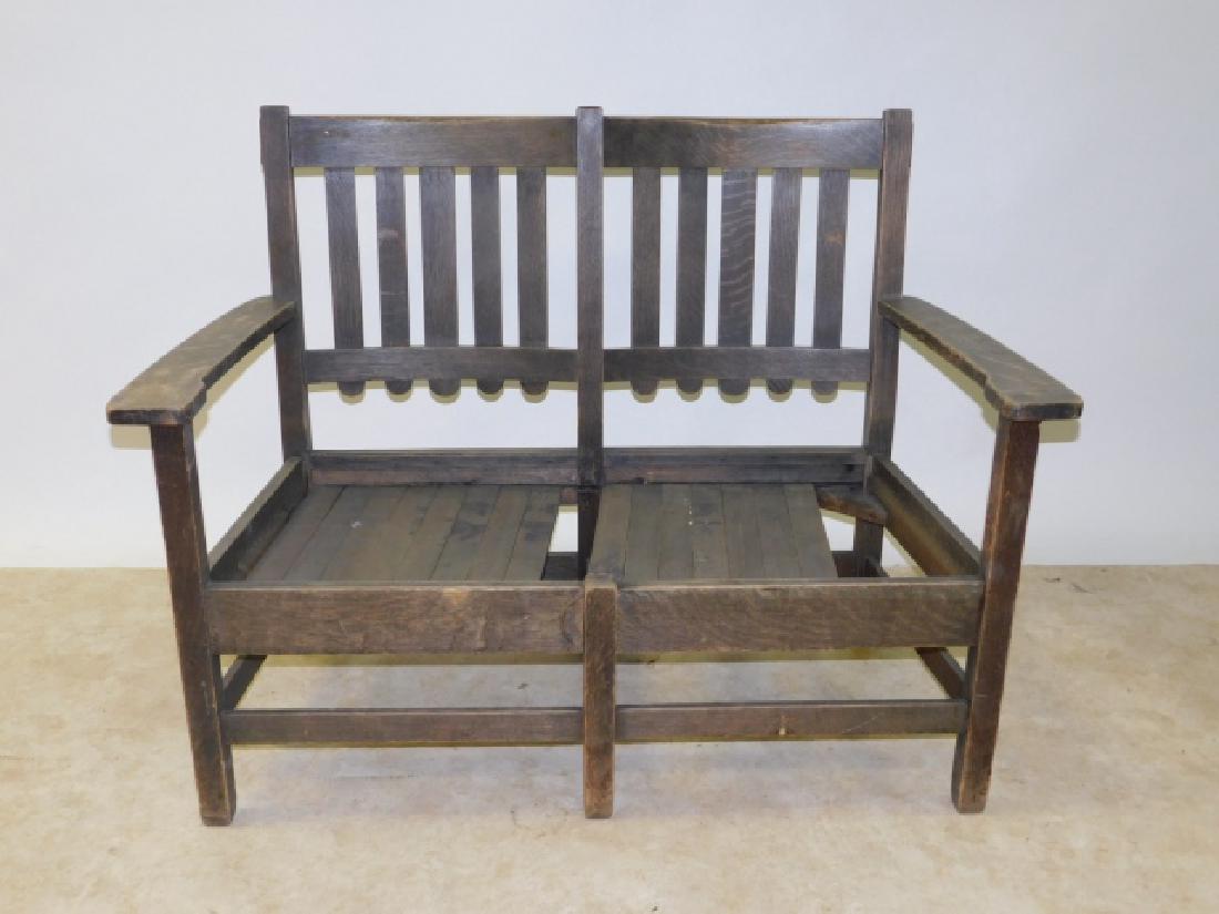 MISSION OAK BENCH (1 of 2)