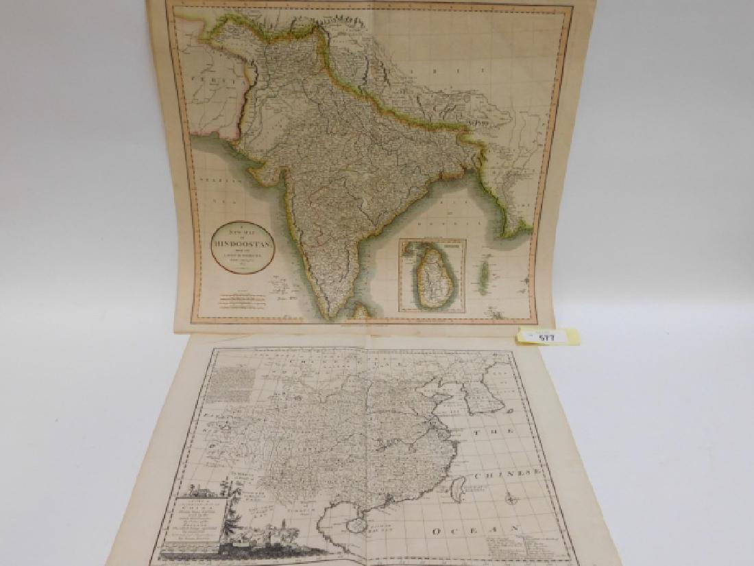 TWO ANTIQUE MAPS (1 of 8)