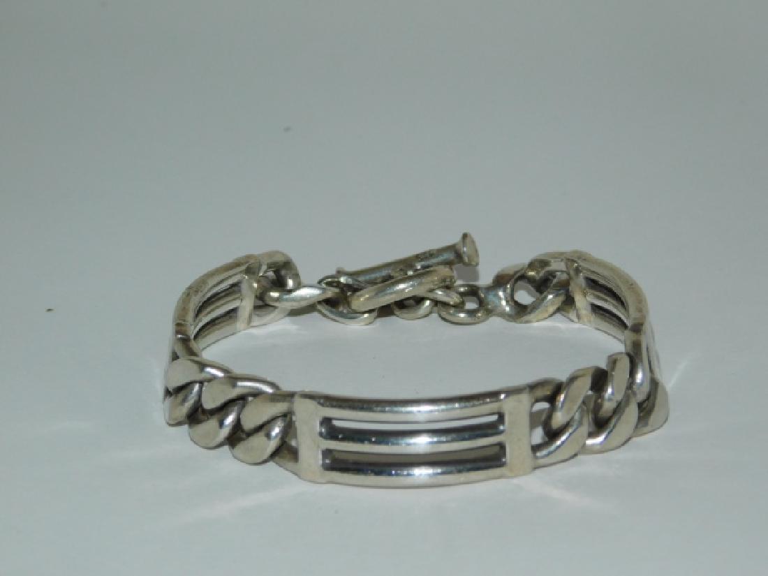 MEN'S STERLING SILVER BRACELET (1 of 3)