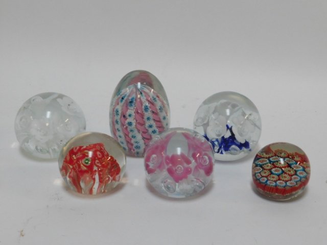 SIX PAPERWEIGHTS (1 of 9)