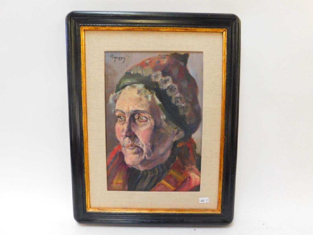 DEFREGGER, FRANZ VON OIL ON BOARD: 12" BY 8 1/2" FRANZ VON DEFREGGER AUSTRIA 1835-1921 OIL ON BOARD. SIGNED UPPER LEFT. GOOD CONDITION. NICELY FRAMED. HYDE PARK ESTATE