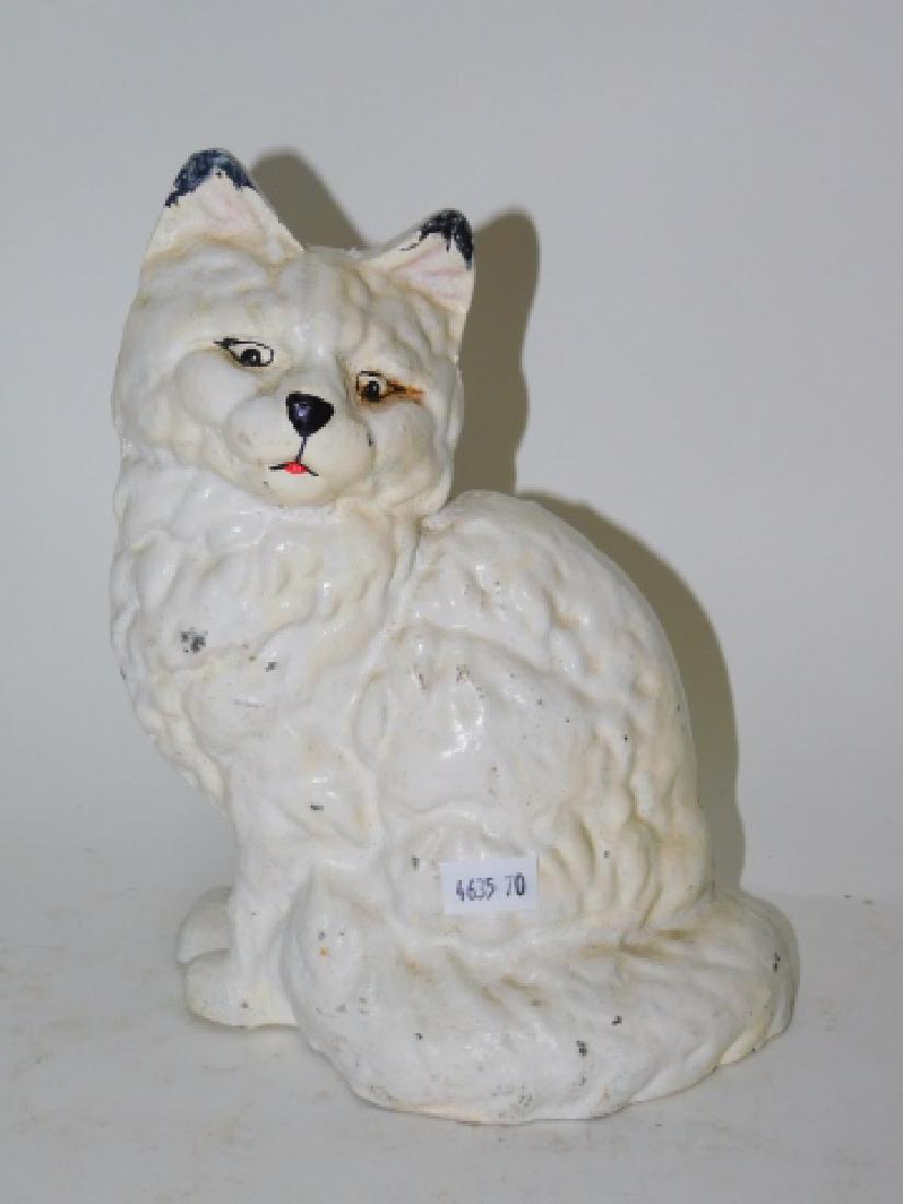 CAST IRON CAT DOOR STOPPER (1 of 4)