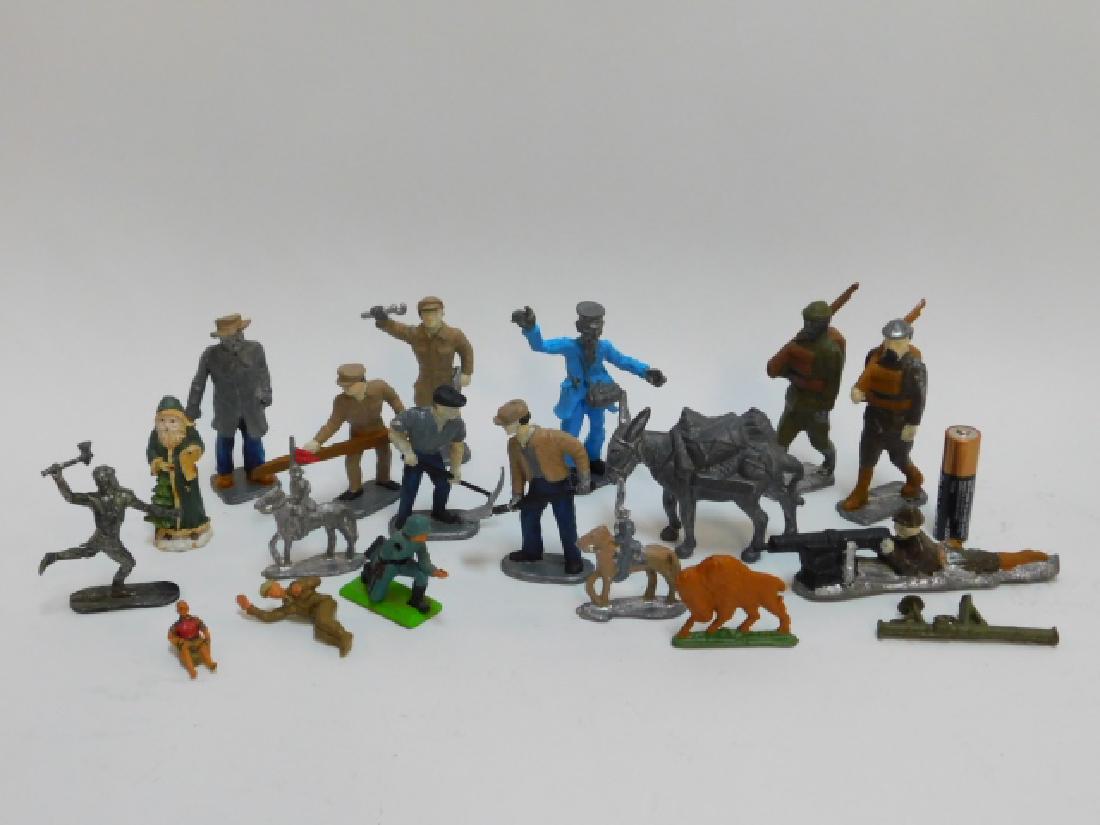 COLLECTION OF LEAD SOLDIERS, FIGURES, AND ANIMALS (1 of 6)