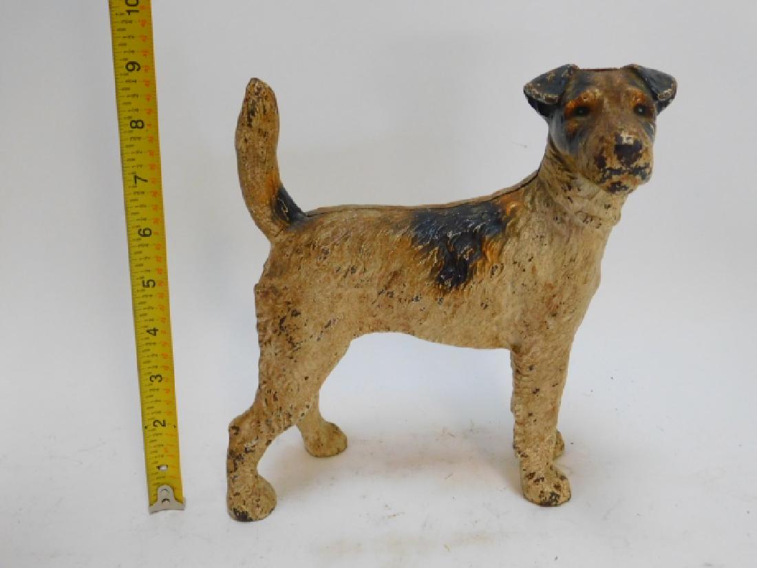 CAST IRON DOG DOOR STOP (1 of 4)