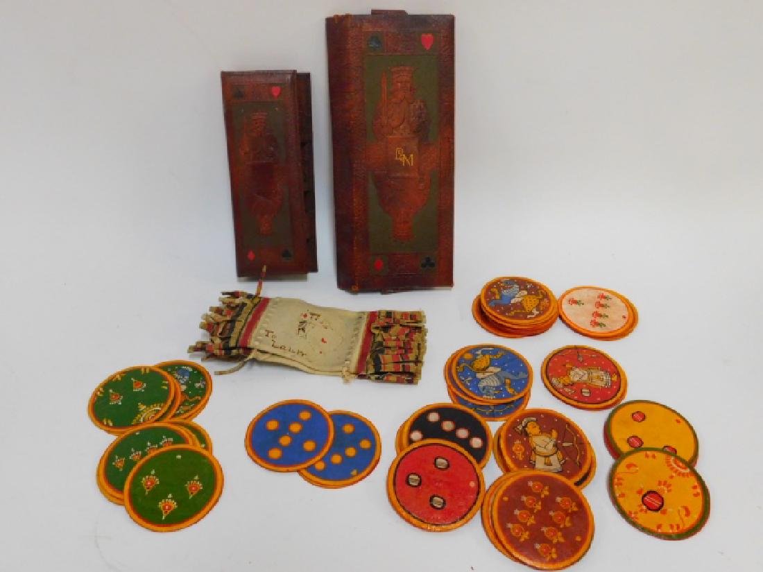 GANJIFA PLAYING CARDS WITH CASES (1 of 7)