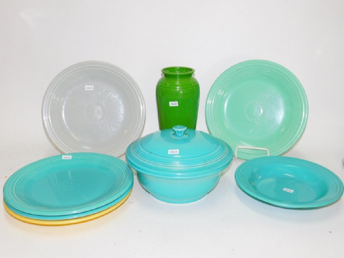 FIESTA WARE DISHES AND VASE (1 of 8)