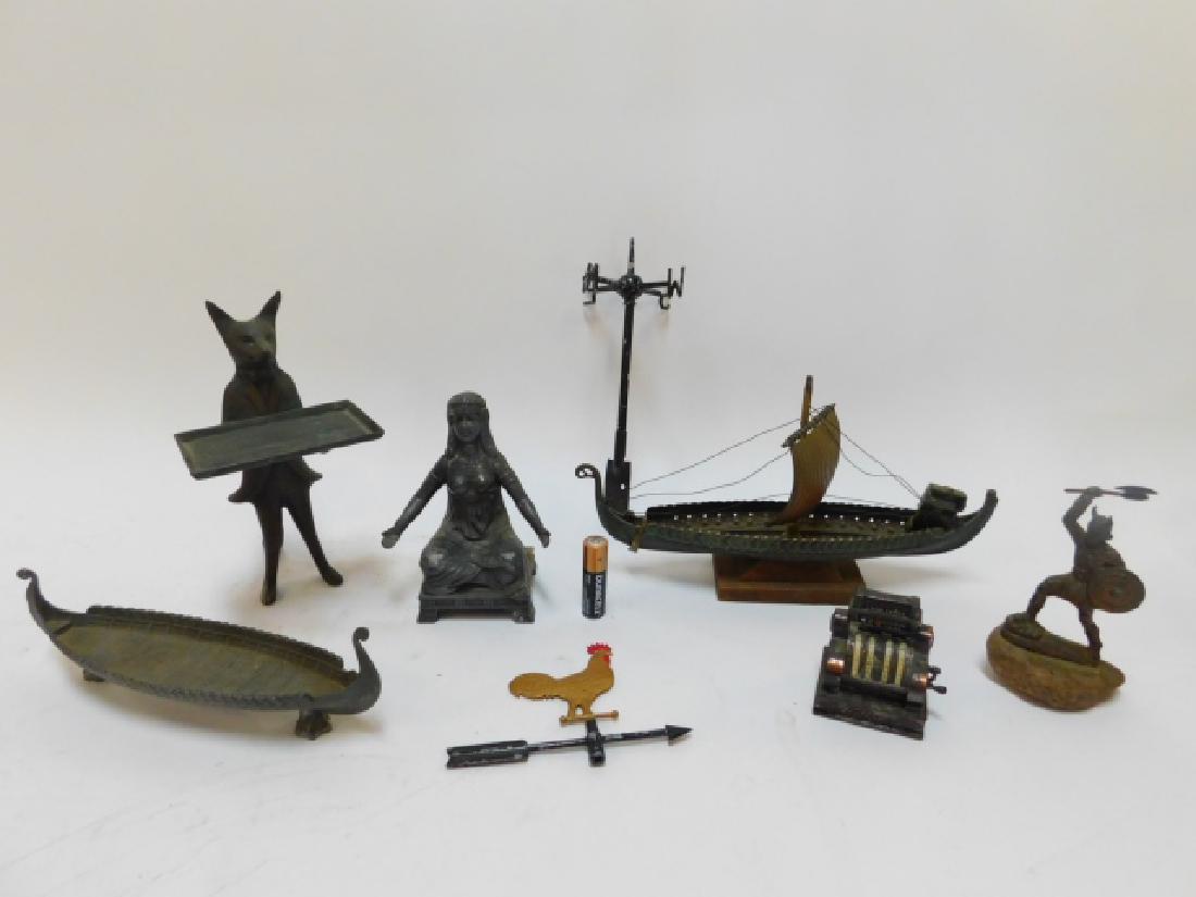 COLLECTION OF IRON FIGURES AND SHIPS (1 of 6)