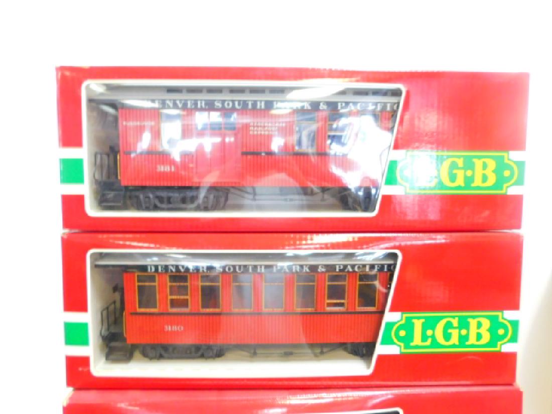 FOUR LGB TRAIN CARS (1 of 3)