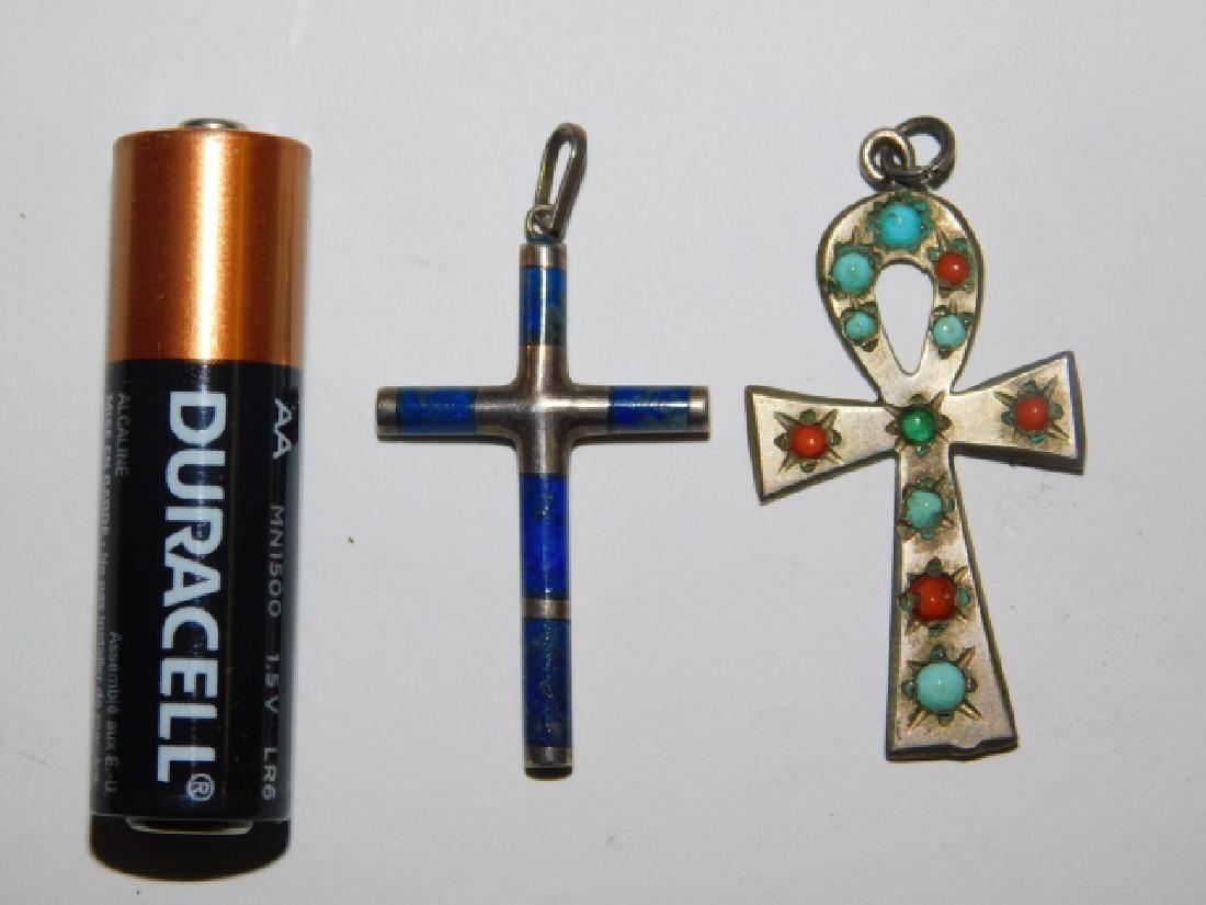 TWO DESIGNER CROSS PENDANTS (1 of 1)
