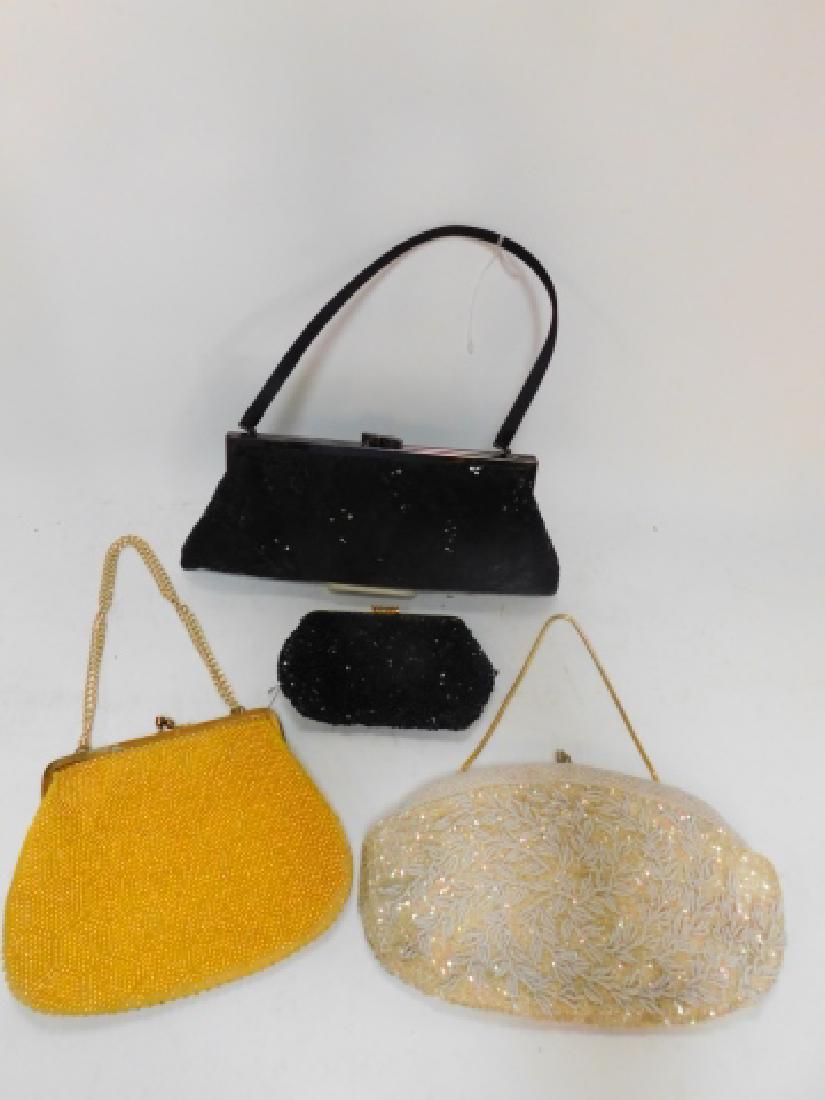 FOUR VINTAGE BEADED PURSES (1 of 8)