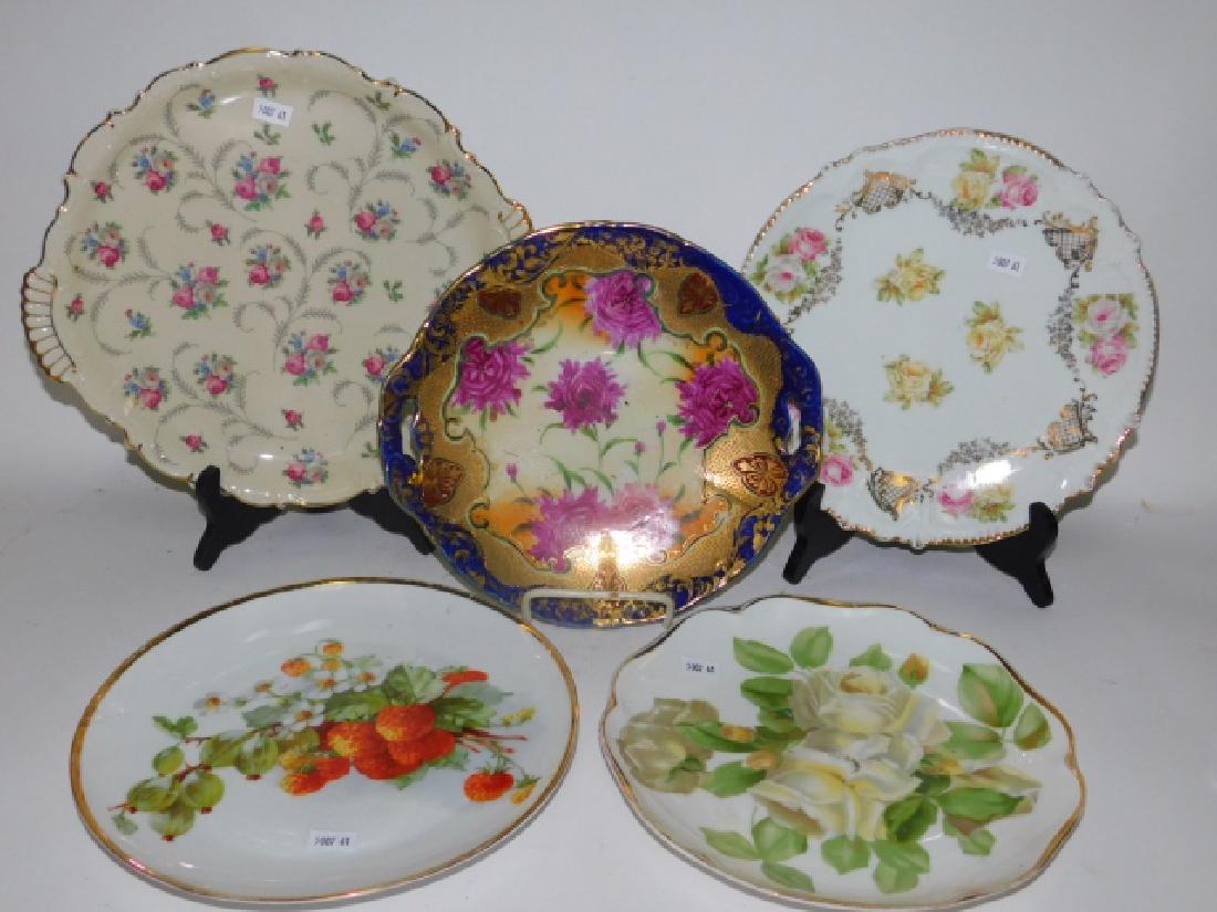 FIVE HAND PAINTED PLATES (1 of 7)