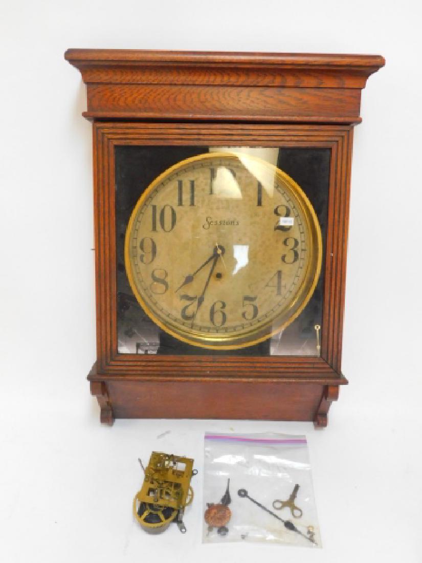 SESSIONS OAK CLOCK (1 of 3)