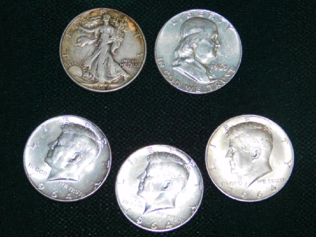 17 FRANKLIN AND 4 KENNEDY HALF DOLLARS (1 of 3)
