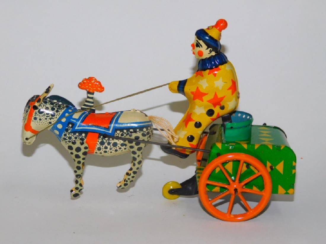 RUSSIAN TIN CLOWN TOY (1 of 5)