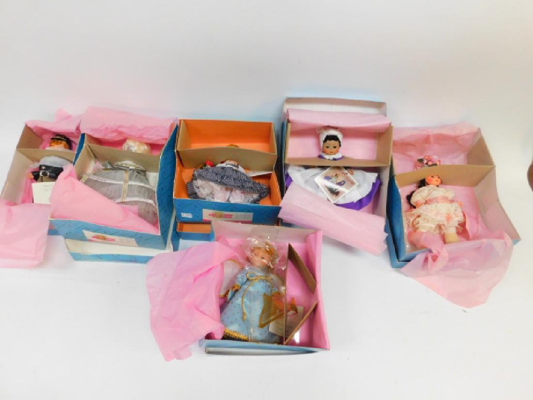 SIX MADAME ALEXANDER DOLLS: HARLEY DAVIDSON, ALEGRIA, NANCY DAWSON, MAMMY, ANGEL FACE, AND ONE MORE