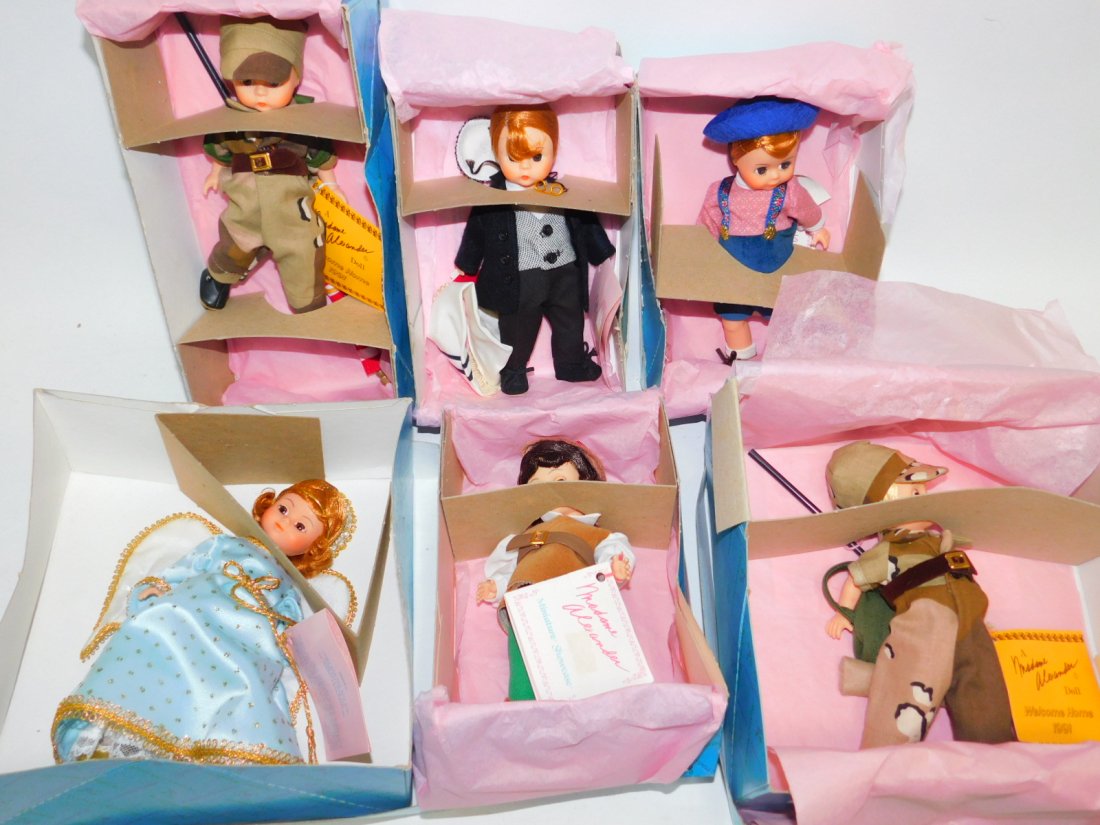 SIX MADAME ALEXANDER DOLLS (1 of 3)