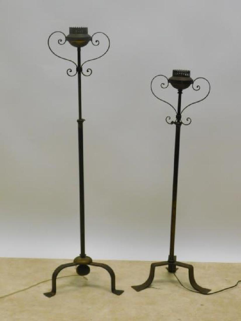 IRON ADJUSTABLE FLOOR LAMPS (1 of 1)