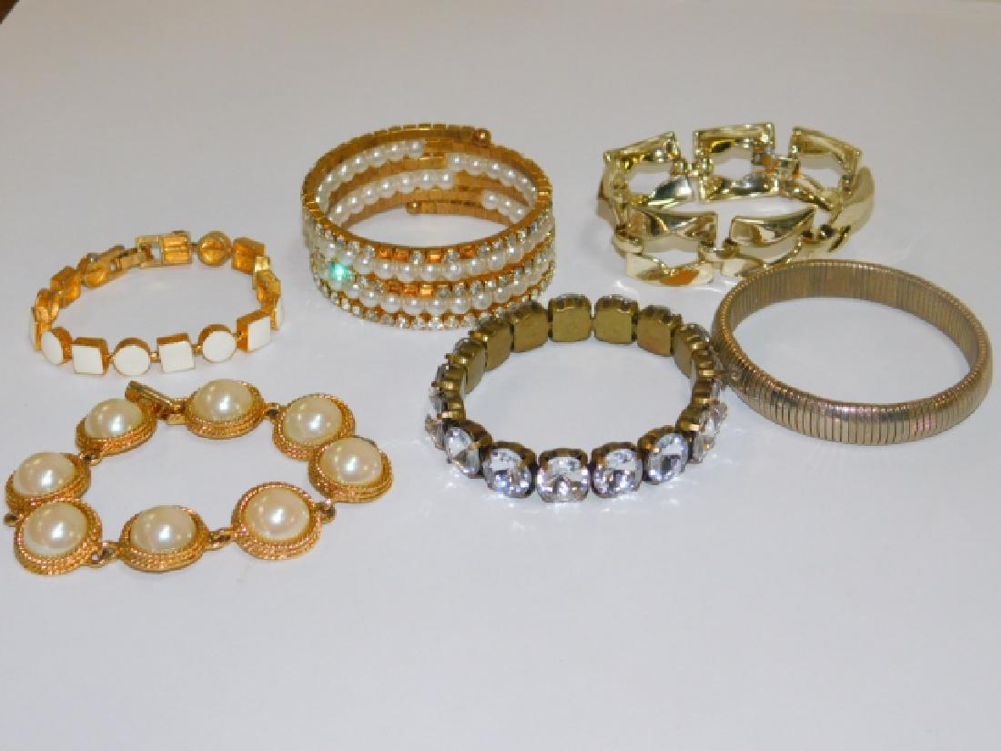 SIX COSTUME BRACELETS (1 of 2)