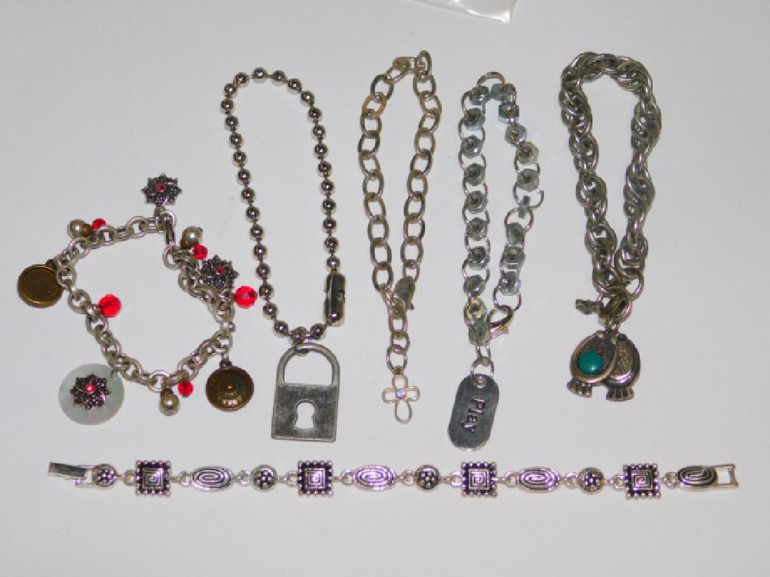 SIX COSTUME BRACELETS (1 of 2)
