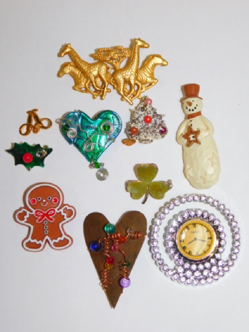 TEN COSTUME PINS (1 of 1)