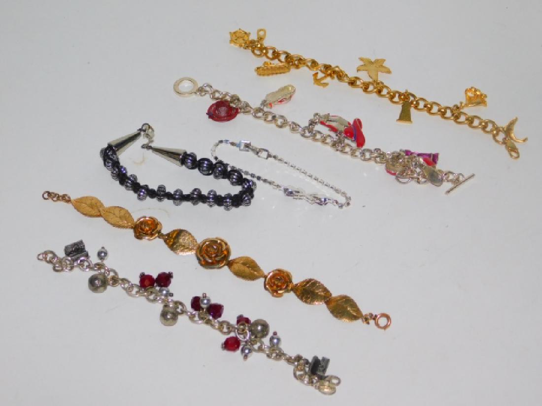SIX COSTUME BRACELETS (1 of 1)
