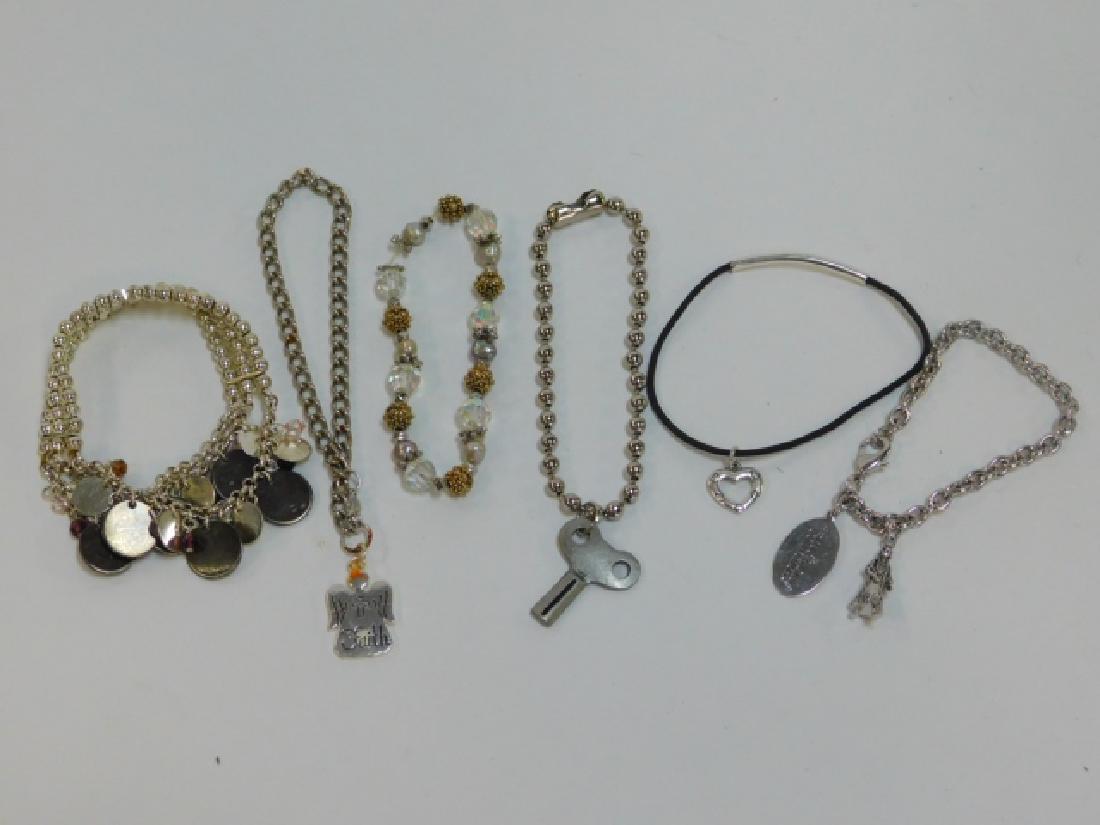 SIX COSTUME BRACELETS (1 of 1)