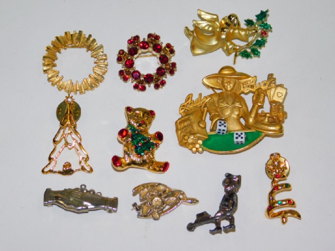 TEN COSTUME PINS (1 of 1)