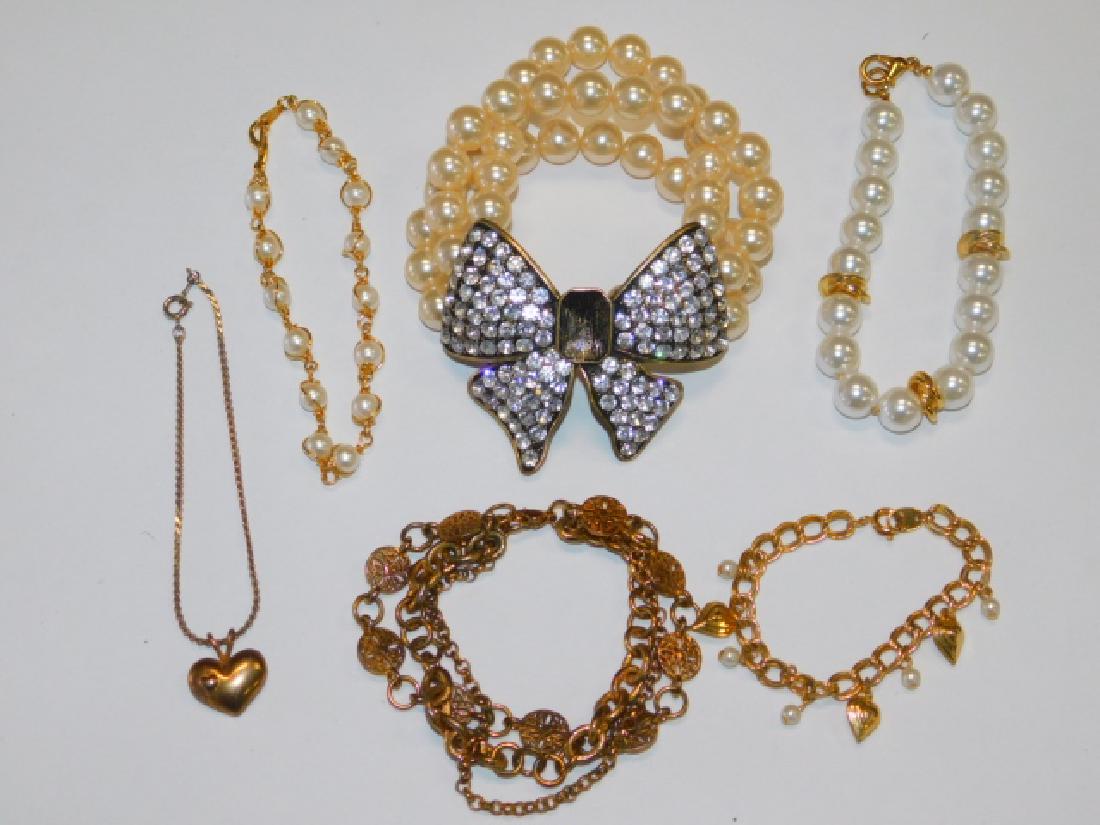 SIX COSTUME BRACELETS (1 of 1)
