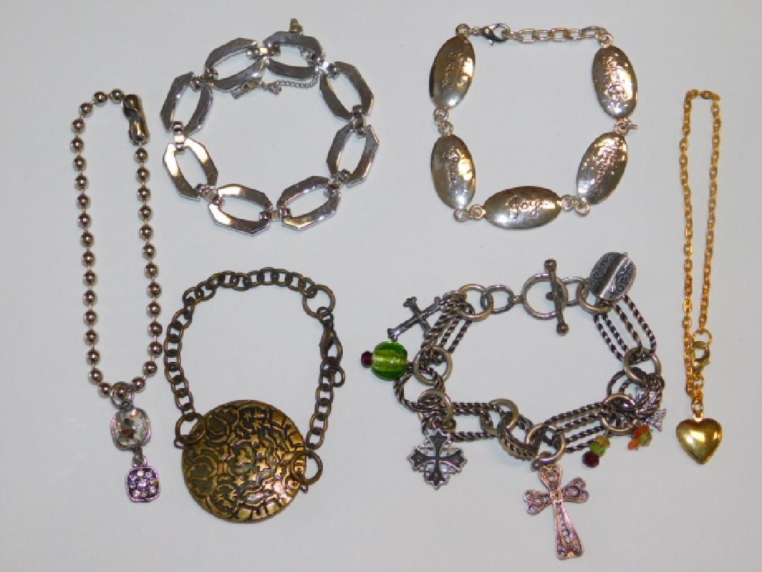 SIX COSTUME BRACELETS (1 of 1)