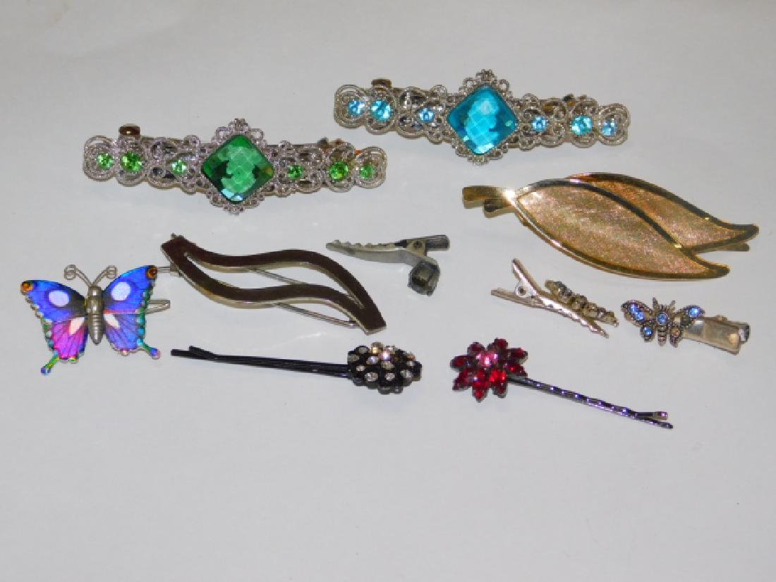 COLLECTION OF HAIR ACCESSORIES: COLLECTION OF BARRETTES.